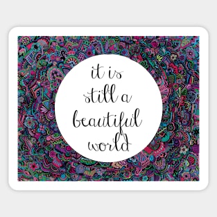 A Beautiful World Sticker